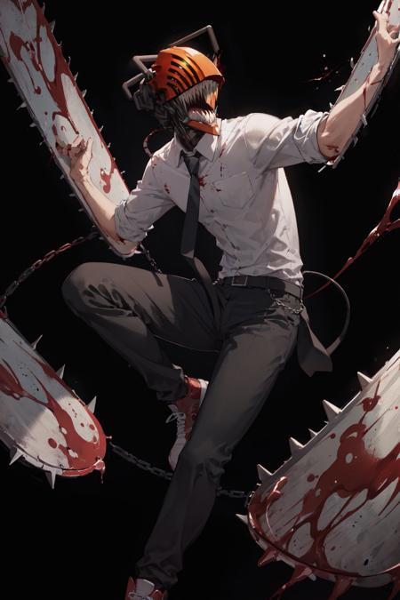 00030-48120955-(masterpiece, best quality_1.2), , solo, male focus, 1boy, chainsaw man, chainsaw, sharp teeth, open mouth, tongue, white collar.jpg